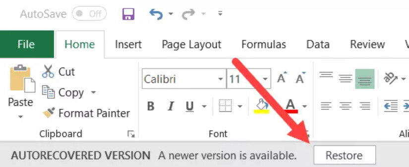 Hướng dẫn cách lấy lại file Excel chưa lưu, bị lưu đè, lưu trên đám mây