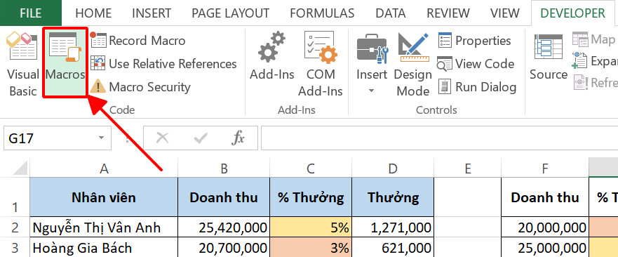 Cách xóa dòng trong Excel dựa theo màu sắc