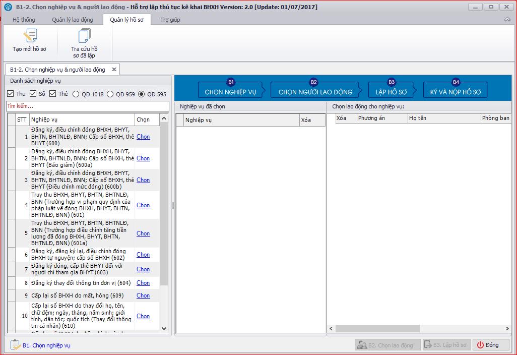 Hướng dẫn sử dụng phần mềm KBHXH khai báo bảo hiểm xã hội