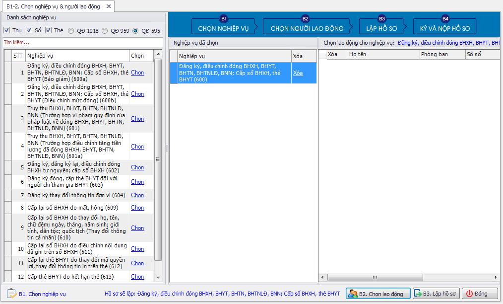 Hướng dẫn sử dụng phần mềm KBHXH khai báo bảo hiểm xã hội