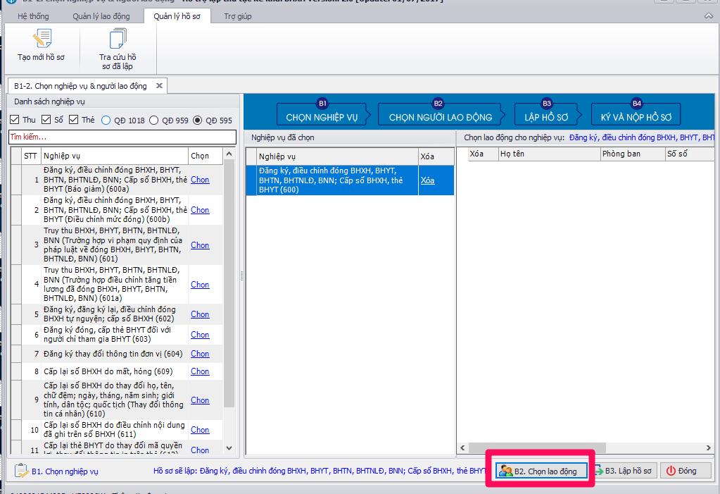 Hướng dẫn sử dụng phần mềm KBHXH khai báo bảo hiểm xã hội