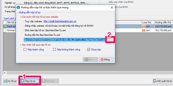 Hướng dẫn sử dụng phần mềm KBHXH khai báo bảo hiểm xã hội