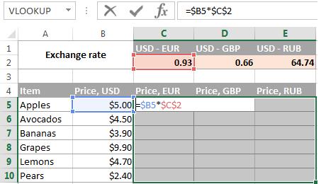 Hướng dẫn nhập công thức Excel vào nhiều ô bằng tổ hợp phím Ctrl Enter