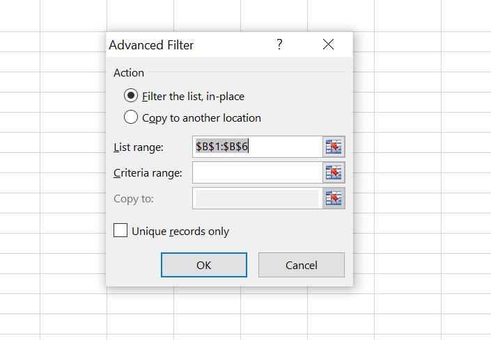 Hướng dẫn lọc ra danh sách duy nhất từ những dữ liệu trùng trong Excel