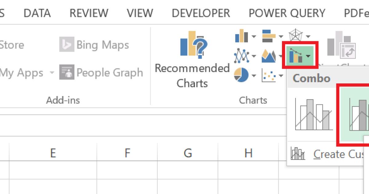 Chèn biểu đồ với nhiều dữ liệu vào Excel