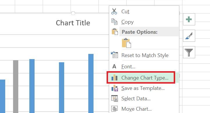 Đổi biểu đồ cột thành biểu đồ hỗn hợp