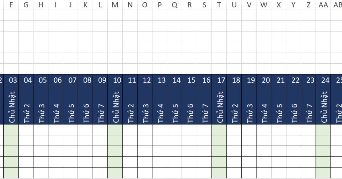 Chia sẻ bảng chấm công 2023 trên Excel dành cho kế toán tiền lương