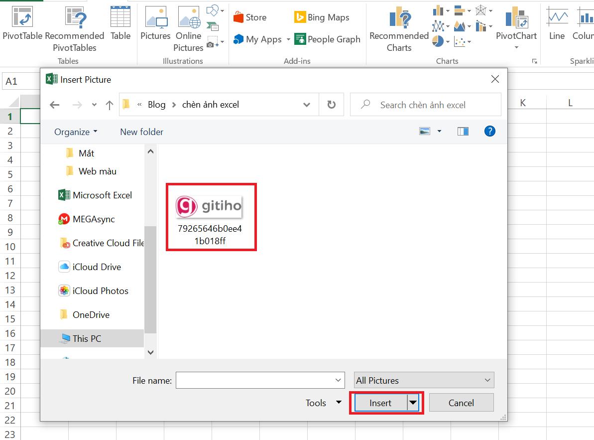 Hướng dẫn cách chèn ảnh vào Excel cực kỳ đơn giản