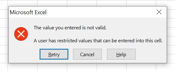 Hướng dẫn giới hạn dữ liệu nhập trong Excel bằng Data Validation