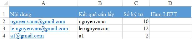 Hướng dẫn các cách kết hợp LEFT trích xuất ký tự trong Excel