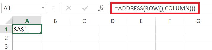 Hướng dẫn cách lấy địa chỉ ô Excel đơn giản nhất