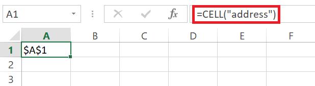 Hướng dẫn cách lấy địa chỉ ô Excel đơn giản nhất
