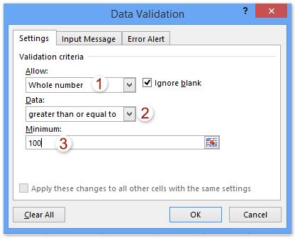 Hướng dẫn giới hạn dữ liệu nhập trong Excel bằng Data Validation