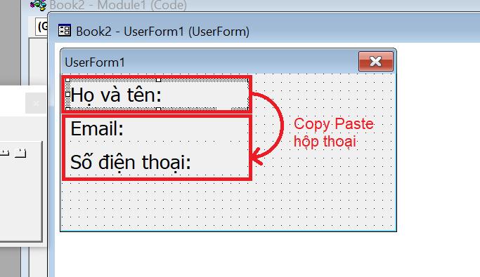 Hướng dẫn chi tiết các bước tạo form nhập liệu bằng VBA Excel