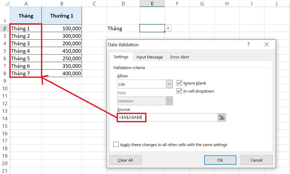 Giới thiệu về hàm OFFSET và các cách kết hợp hàm OFFSET trong Excel