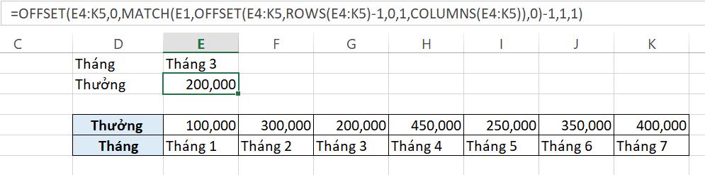 Giới thiệu về hàm OFFSET và các cách kết hợp hàm OFFSET trong Excel