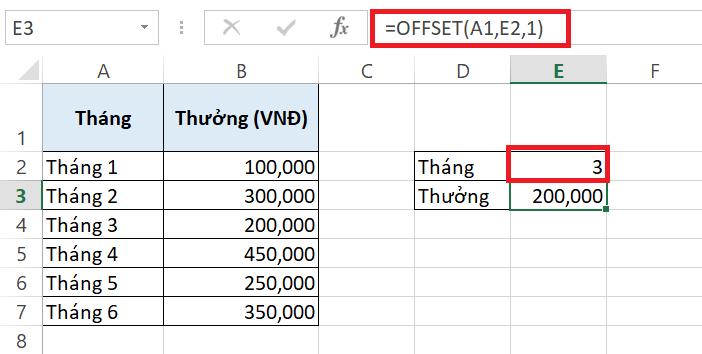 Giới thiệu về hàm OFFSET và các cách kết hợp hàm OFFSET trong Excel