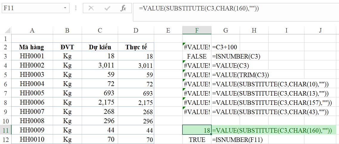 Nếu xóa ký tự đặc biệt bằng hàm thì sẽ như nào?