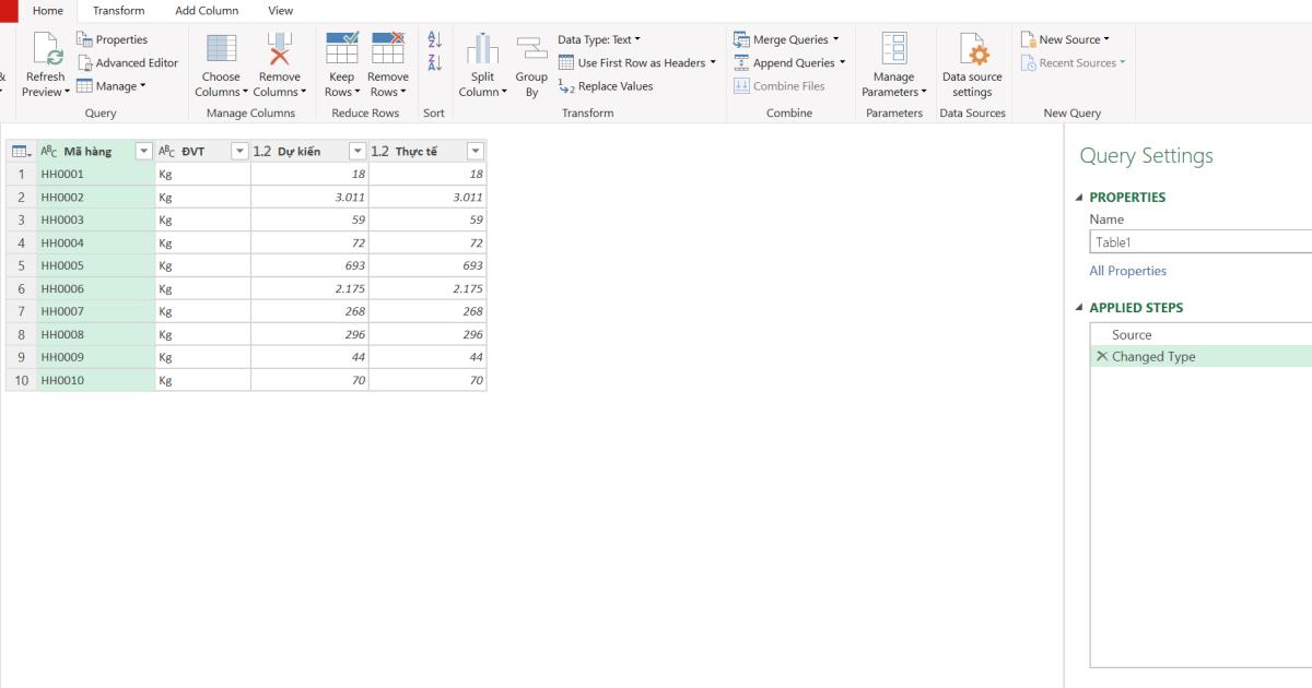 Sử dụng Power Query để xóa ký tự đặc biệt trong Excel 1