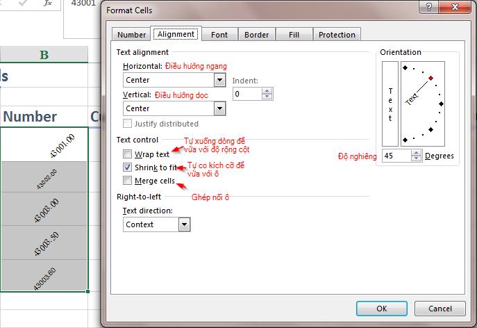 Hướng dẫn sử dụng Format Cells trong Excel để giải bài thi MOS