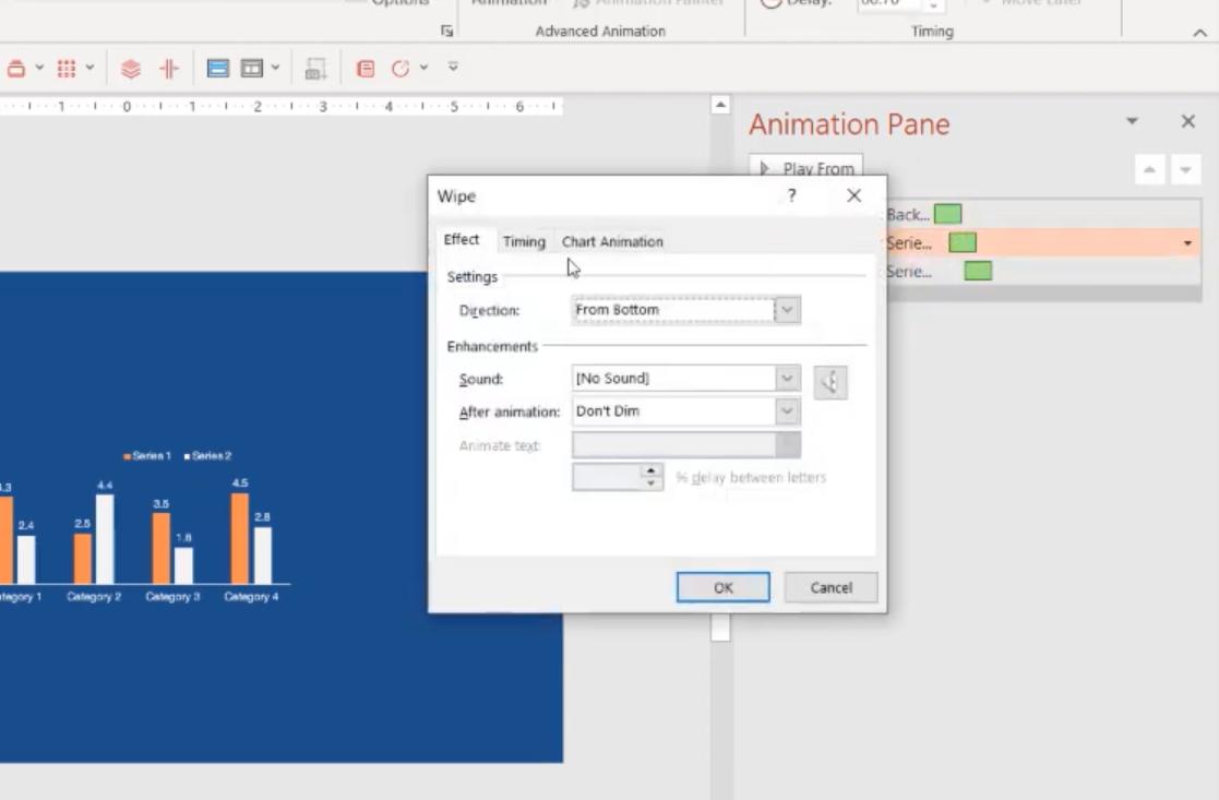 Hướng dẫn sử dụng hiệu ứng PowerPoint cho số liệu và đồ thị
