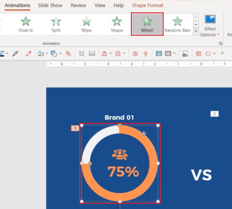 Hướng dẫn sử dụng hiệu ứng PowerPoint cho số liệu và đồ thị