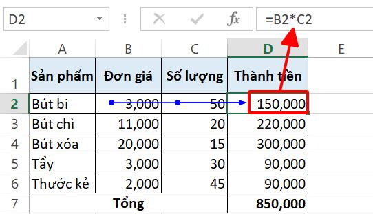 Cách sửa lỗi công thức trong Excel bằng nhóm công cụ Formula Auditing