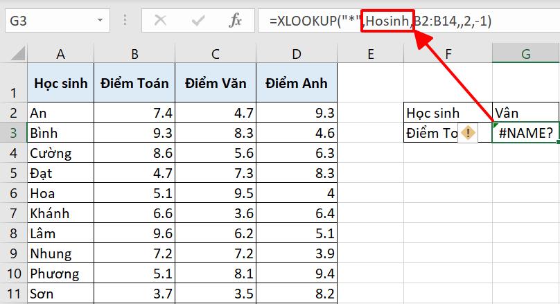 Tìm hiểu lỗi NAME trong Excel (#NAME?): Nguyên nhân và giải pháp