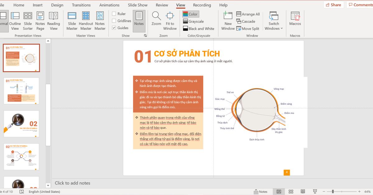 Hướng dẫn 6 cách hiển thị slide trong PowerPoint với menu View