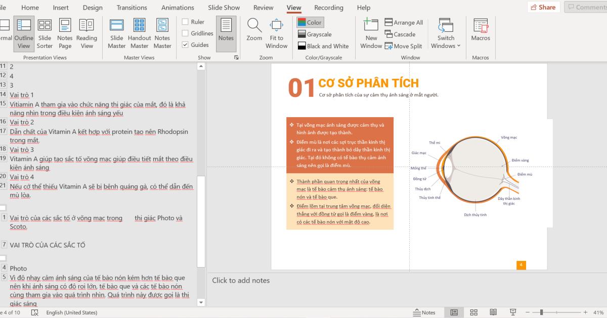 Hướng dẫn 6 cách hiển thị slide trong PowerPoint với menu View