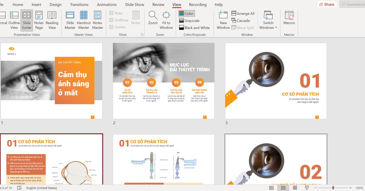 Hướng dẫn 6 cách hiển thị slide trong PowerPoint với menu View