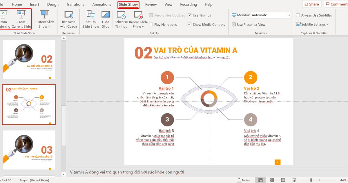 Hướng dẫn 6 cách hiển thị slide trong PowerPoint với menu View