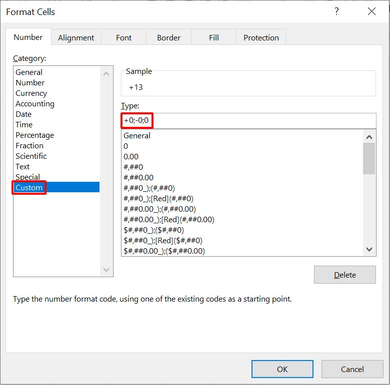 Hướng dẫn cách thêm dấu cộng trừ trong Excel trước giá trị số