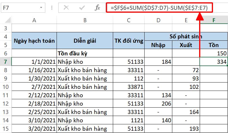 5 CÁCH TÍNH LŨY KẾ NHANH CHÓNG VÀ ĐƠN GIẢN TRÊN EXCEL