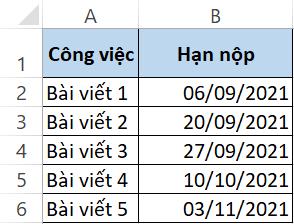 Hướng dẫn cách cộng ngày trong Excel đơn giản và nhanh chóng