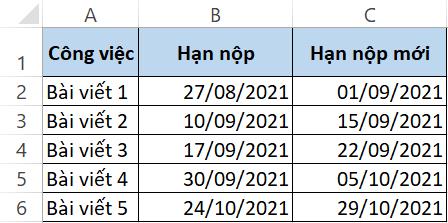 Hướng dẫn cách cộng ngày trong Excel đơn giản và nhanh chóng