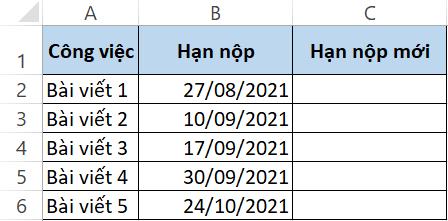 Hướng dẫn cách cộng ngày trong Excel đơn giản và nhanh chóng