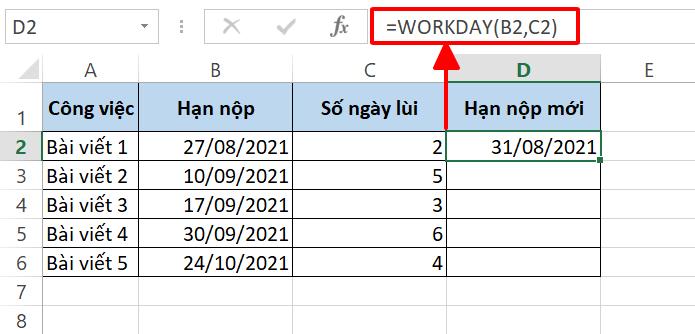 Hướng dẫn cách cộng ngày trong Excel đơn giản và nhanh chóng