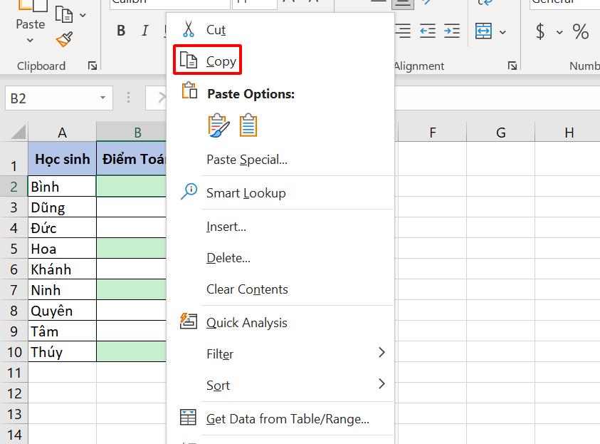 Hướng dẫn cách copy định dạng có điều kiện trong Excel đơn giản nhất
