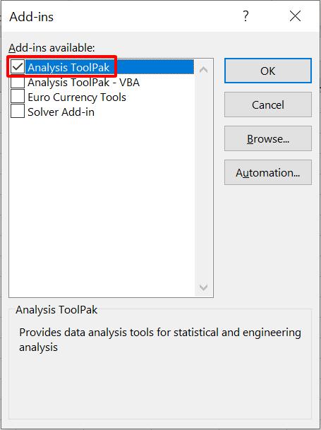 Hướng dẫn cách tính đường trung bình động trong Excel đơn giản
