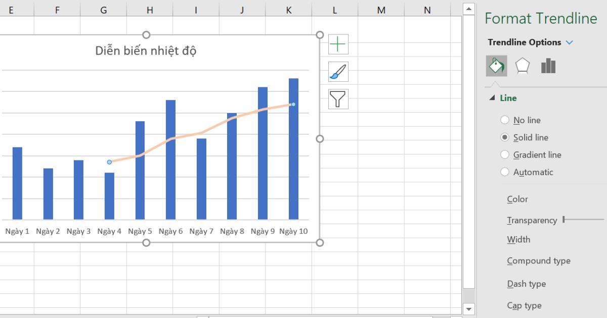 Hướng dẫn cách tính đường trung bình động trong Excel đơn giản