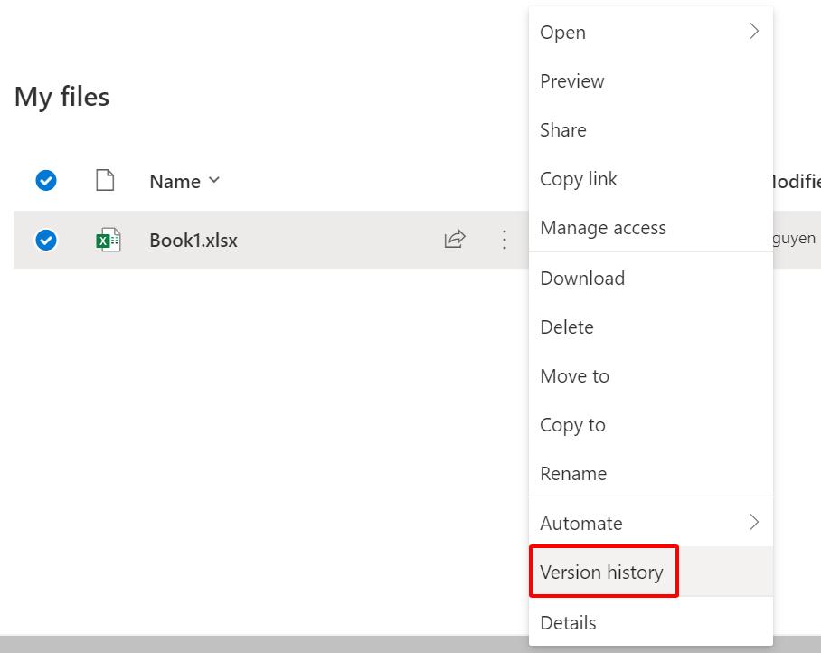 Hướng dẫn cách lấy lại file Excel chưa lưu, bị lưu đè, lưu trên đám mây