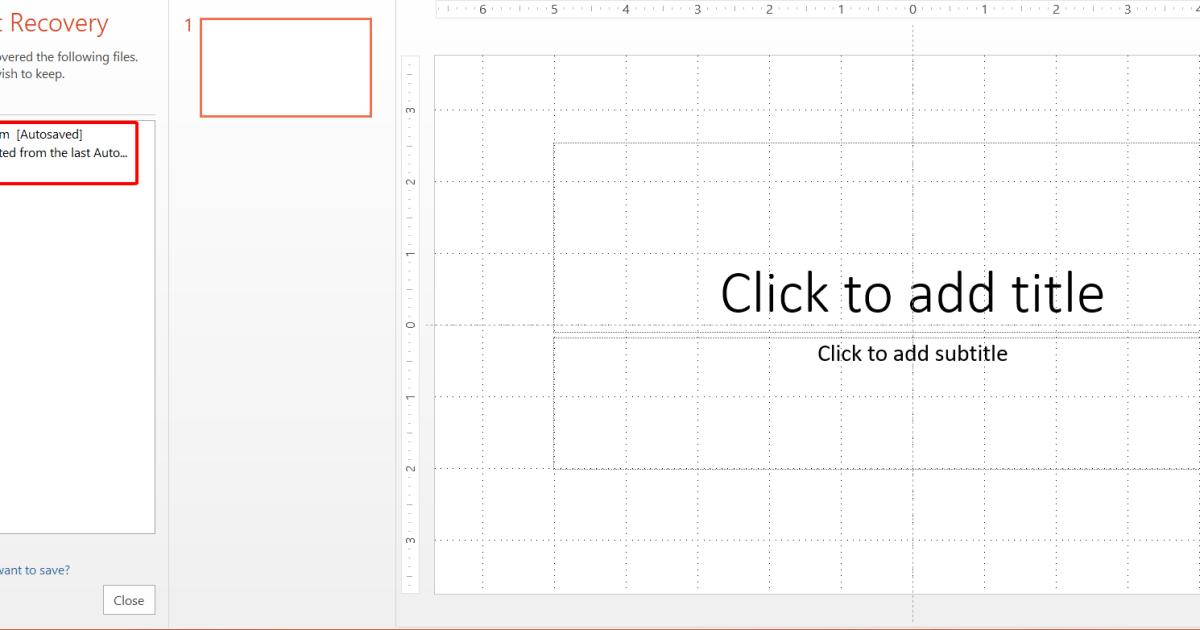 Hướng dẫn cách lấy lại file PowerPoint chưa lưu hoặc đã bị xóa