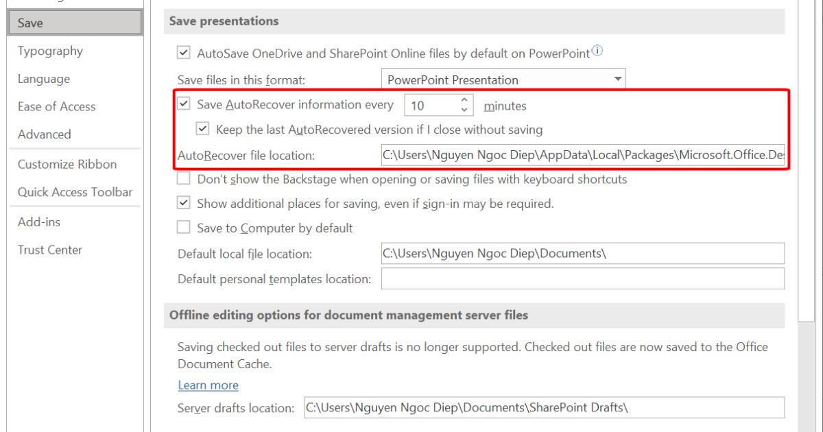 Hướng dẫn cách lấy lại file PowerPoint chưa lưu hoặc đã bị xóa