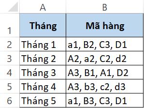 đếm ký có phân biệt chữ hoa chữ thường