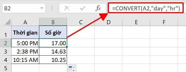 Hướng dẫn 3 cách chuyển đổi giờ ra số trong Excel đơn giản nhất