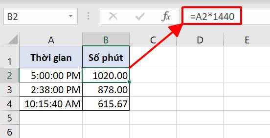 Hướng dẫn 3 cách chuyển đổi giờ ra số trong Excel đơn giản nhất