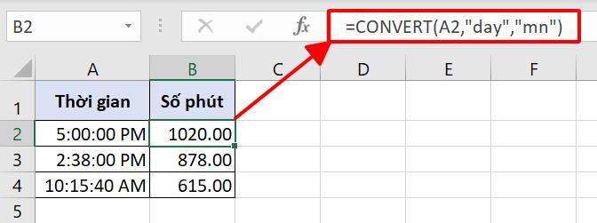Hướng dẫn 3 cách chuyển đổi giờ ra số trong Excel đơn giản nhất
