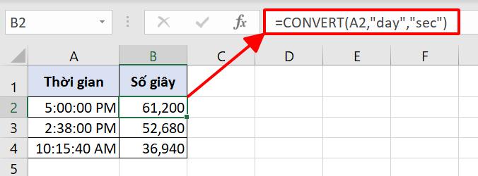 Hướng dẫn 3 cách chuyển đổi giờ ra số trong Excel đơn giản nhất