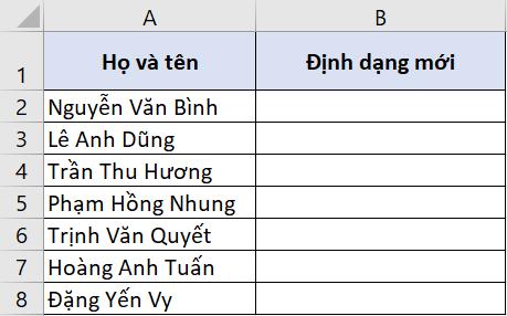 Hướng dẫn cách tách họ, tên và tên đệm trong Excel